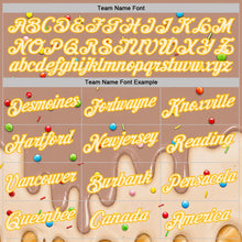 Charger l'image dans la galerie, Custom Caramel Brown Cream-Gold Ice Cream Waffle Foodie Dessert Performance T-Shirt
