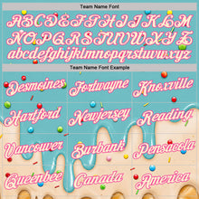 Charger l'image dans la galerie, Custom Mint Aqua Cream-Pink Ice Cream Waffle Foodie Dessert Performance T-Shirt
