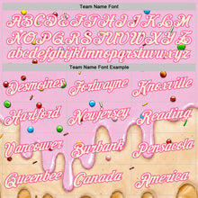 Charger l'image dans la galerie, Custom Light Pink Cream-Pink Ice Cream Waffle Foodie Dessert Performance T-Shirt
