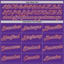 Load image into Gallery viewer, Custom Red Purple-Cream Geometric V-Lines Color Block Performance T-Shirt
