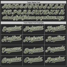 Charger l'image dans la galerie, Custom Black USA Flag Camo White-Olive Gradient Digital Camouflage Stars &amp; Stripes Two Tone Authentic Baseball Jersey
