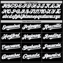 Laden Sie das Bild in den Galerie-Viewer, Custom Black White-Gray Line Authentic Baseball Jersey
