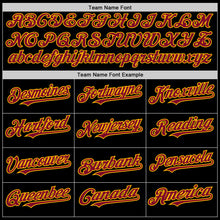 Load image into Gallery viewer, Custom Black Maroon-Gold Line Authentic Baseball Jersey
