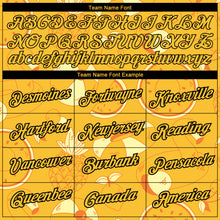 Load image into Gallery viewer, Custom Yellow Black 3D Pattern Design Summer Holiday Fruit Performance T-Shirt

