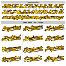 Load image into Gallery viewer, Custom White Gold-Black 3D Pattern Design Gradient Style Twinkle Star Authentic Baseball Jersey
