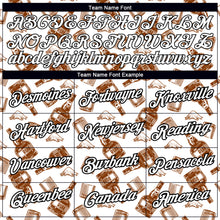 Charger l&#39;image dans la galerie, Custom White Black 3D Pattern Design Rum Performance T-Shirt
