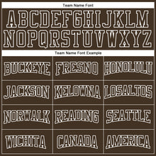 Загрузить изображение в средство просмотра галереи, Custom Stitched Brown White 3D Pattern Design Color Blocking Stripe Sports Pullover Sweatshirt Hoodie
