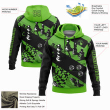 Laden Sie das Bild in den Galerie-Viewer, Custom Stitched Aurora Green Black 3D Chess International Chess Day Sports Pullover Sweatshirt Hoodie
