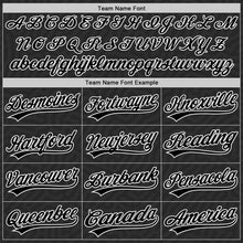 Laden Sie das Bild in den Galerie-Viewer, Custom Black White 3D Pattern Design Black History Month Authentic Baseball Jersey
