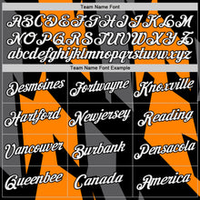 Charger l&#39;image dans la galerie, Custom Black Bay Orange-Steel Gray 3D Esports Performance T-Shirt
