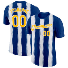 Загрузить изображение в средство просмотра галереи, Custom US Navy Blue Gold-White 3D Esports Performance T-Shirt

