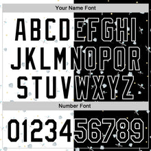 Load image into Gallery viewer, Custom Black White 3D Pattern Design Space Satellite Authentic Baseball Jersey
