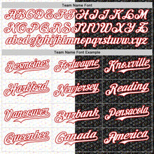 Laden Sie das Bild in den Galerie-Viewer, Custom Black White-Red 3D Pattern Design Constellation Space Galaxy Star Authentic Baseball Jersey
