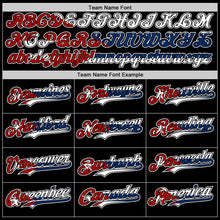 Load image into Gallery viewer, Custom Black Red White-Cuban Flag 3D Cuba Santiago Authentic Baseball Jersey
