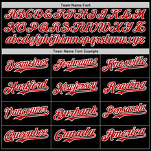 Load image into Gallery viewer, Custom Black Red-White 3D Cuba Cuban Flag Authentic Baseball Jersey
