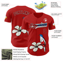 Laden Sie das Bild in den Galerie-Viewer, Custom Red Black White-Cuban Flag 3D Cuba Authentic Baseball Jersey
