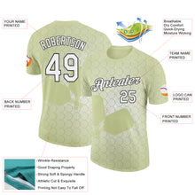 Charger l&#39;image dans la galerie, Custom Green White-Black 3D Pickleball Paddles Balls Performance T-Shirt

