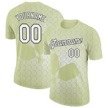 Charger l&#39;image dans la galerie, Custom Green White-Black 3D Pickleball Paddles Balls Performance T-Shirt
