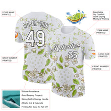Charger l&#39;image dans la galerie, Custom White Black 3D Pickleball Balls Performance T-Shirt
