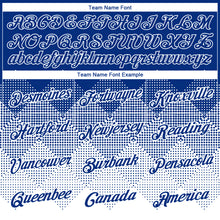 Charger l&#39;image dans la galerie, Custom Royal White 3D Pattern Design Gradient Square Shapes Performance T-Shirt
