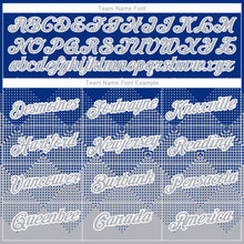 Laden Sie das Bild in den Galerie-Viewer, Custom Royal Gray-White 3D Pattern Design Gradient Square Shapes Performance T-Shirt
