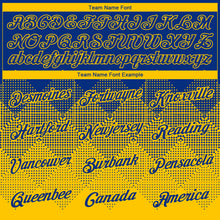 Charger l&#39;image dans la galerie, Custom Royal Yellow 3D Pattern Design Gradient Square Shapes Performance T-Shirt
