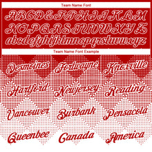 Laden Sie das Bild in den Galerie-Viewer, Custom Red White 3D Pattern Design Gradient Square Shapes Performance T-Shirt
