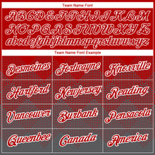 Загрузить изображение в средство просмотра галереи, Custom Red Steel Gray-White 3D Pattern Design Gradient Square Shapes Performance T-Shirt
