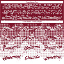 Load image into Gallery viewer, Custom Crimson White 3D Pattern Design Gradient Square Shapes Performance T-Shirt
