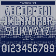 Загрузить изображение в средство просмотра галереи, Custom Gray Navy 3D Pattern Design Gradient Square Shapes Performance T-Shirt
