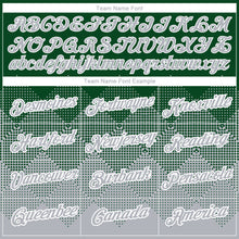 Загрузить изображение в средство просмотра галереи, Custom Green Gray-White 3D Pattern Design Gradient Square Shapes Performance T-Shirt
