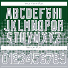 Загрузить изображение в средство просмотра галереи, Custom Green Gray-White 3D Pattern Design Gradient Square Shapes Performance T-Shirt
