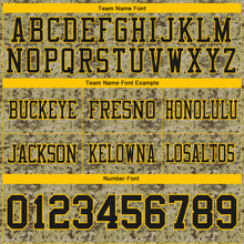 Загрузить изображение в средство просмотра галереи, Custom Camo Black-Yellow 3D Pattern Salute To Service Authentic Football Jersey
