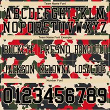 Загрузить изображение в средство просмотра галереи, Custom Camo Black-Cream 3D Pattern Salute To Service Authentic Football Jersey
