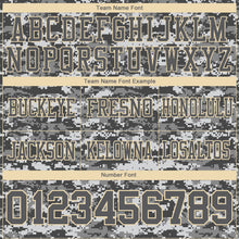 Загрузить изображение в средство просмотра галереи, Custom Camo Steel Gray-Cream 3D Pattern Salute To Service Authentic Football Jersey
