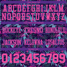 Laden Sie das Bild in den Galerie-Viewer, Custom Graffiti Pattern Pink Purple-Black 3D Pattern Creative Geometric Figures And Dots Authentic Football Jersey
