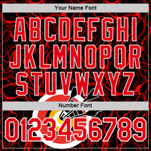 Загрузить изображение в средство просмотра галереи, Custom Black Fire Red-White 3D Pattern Design Arrow Archery Bow Target Performance T-Shirt
