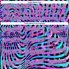 Load image into Gallery viewer, Custom Black Pink Purple-Sky Blue 3D Pattern Design Trippy Psychedelic Magic Mushrooms Authentic Baseball Jersey
