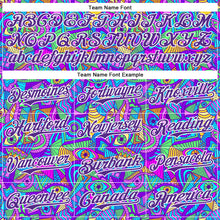 Load image into Gallery viewer, Custom Purple White 3D Pattern Design Trippy Psychedelic Eyes Authentic Baseball Jersey
