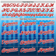 Charger l&#39;image dans la galerie, Custom White Red-Blue 3D American Flag Authentic Baseball Jersey
