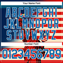 Charger l&#39;image dans la galerie, Custom Red Blue-White 3D Pickleball Paddles Balls American Flag Statue Of Liberty Performance T-Shirt
