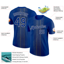 Load image into Gallery viewer, Custom Blue Royal-City Cream 3D Pattern Design Brazil Sport Wear Performance T-Shirt
