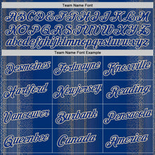 Load image into Gallery viewer, Custom Blue Royal-City Cream 3D Pattern Design Brazil Sport Wear Performance T-Shirt
