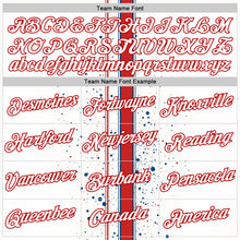 Загрузить изображение в средство просмотра галереи, Custom White Red 3D Pattern Design Canada Sport Wear Performance T-Shirt
