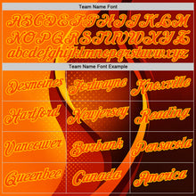 Charger l&#39;image dans la galerie, Custom Orange Yellow 3D Pattern Design Gradient Sportswear Performance T-Shirt
