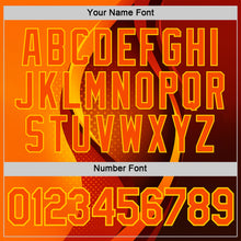 Charger l&#39;image dans la galerie, Custom Orange Yellow 3D Pattern Design Gradient Sportswear Performance T-Shirt
