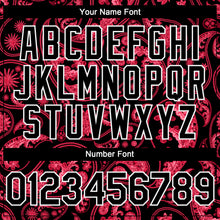 Charger l'image dans la galerie, Custom Black Red-White 3D Pattern Design Rave Party Ethnic Paisley Bandana Authentic Baseball Jersey
