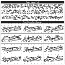 Load image into Gallery viewer, Custom White Gray-Black 3D Pattern Design Rave Party Ethnic Paisley Bandana Authentic Baseball Jersey
