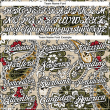 Load image into Gallery viewer, Custom City Cream White-Black 3D Pattern Design Rave Party Ethnic Paisley Bandana Authentic Baseball Jersey
