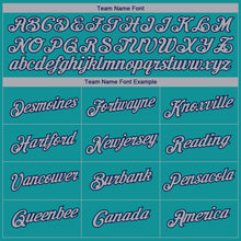 Загрузить изображение в средство просмотра галереи, Custom Teal Gray-Navy 3D Pattern Design Gradient Style Twinkle Star Performance T-Shirt
